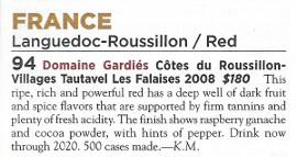 Wine Spectator Juin 2011